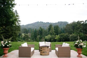 Outdoor Furniture and Firepit - Photo Courtesy of Gladys Jem Photography 