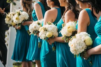 Bridesmaids Line Up - Photo Courtesy of Hewitt Photography
