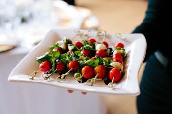 Caprese Kabobs with Balsamic Drizzle - Photo Courtesy of Gladys Jem Photography